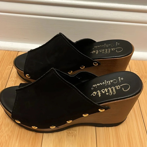 Callisto of California platf sandals size 8,5 - Picture 3 of 9